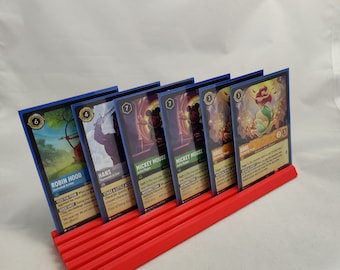 Board Game Card Holder, Tabletop Gaming Multi Card Rail, Large Gaming Dashboard Organiser, Gift for Table Board Gamers