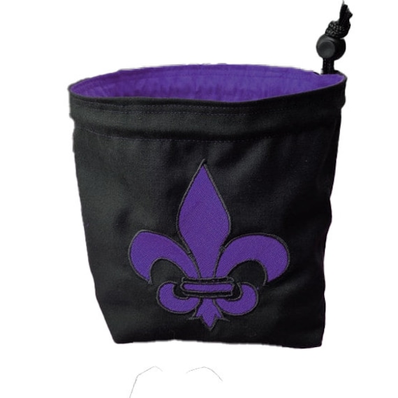 Sac de rangement Orléans, sac à dés Fleur de Lis, sac de tenue