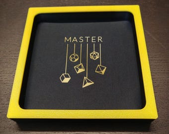 Square Dice Tray, Dice Master Rolling Tray for Tabletop Board Games DnD Gift