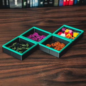 Magnetische dienbladen voor bordspellen, stapelbare universele borden voor bordspelstukken en -componenten, bordspelaccessoires en cadeaus Verjaardag