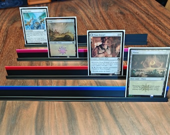 Board Game Card Rail: Tabletop Card Holder for Arkham Horror, MTG, Handmade in the UK Gift