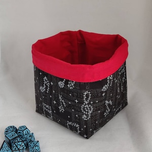 Music D&D Dice Bag, Drawstring Storage Bag for Board Game Components and Coins, Music lovers Gift for Band Accessories, Music Themed Pouch