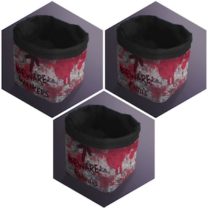 Bolsas de extracción de zombis, juego de 3 bolsas para Zombicide 2.ª edición, bolsas de almacenamiento para expansiones de Zombicide, tres bolsas de extracción para la actualización del juego Zombicide