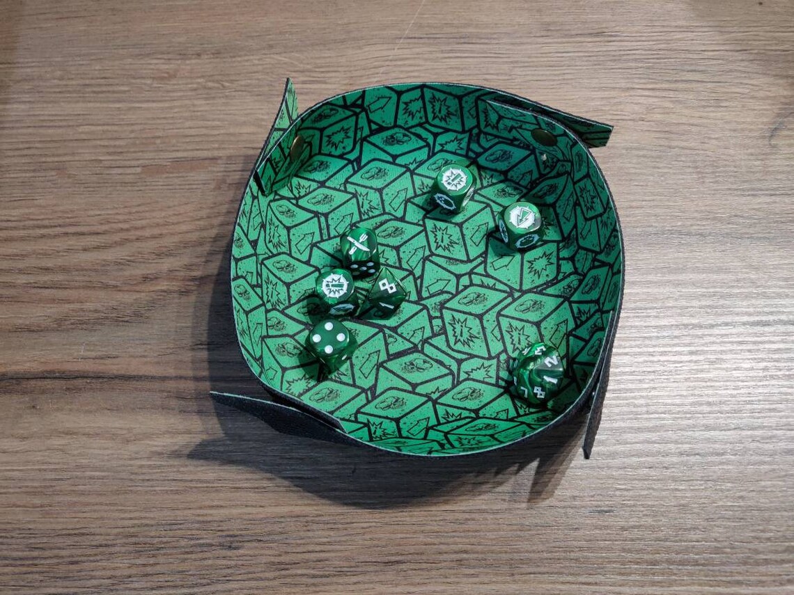Bloodbowl Dice Pattern Dice Tray Soft Neoprene Dice Tray Etsy