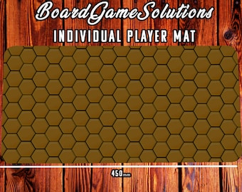 Tapete de juego con diseño de colmena: tapete de neopreno para mesa de cartas