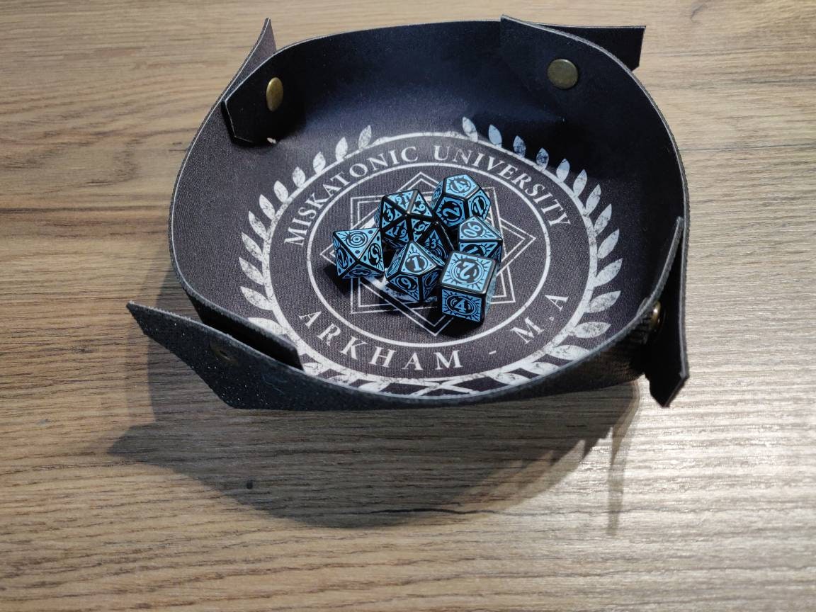 Miskatonic Dice Tray HP Lovecraft Neoprene Folding Tray | Etsy UK
