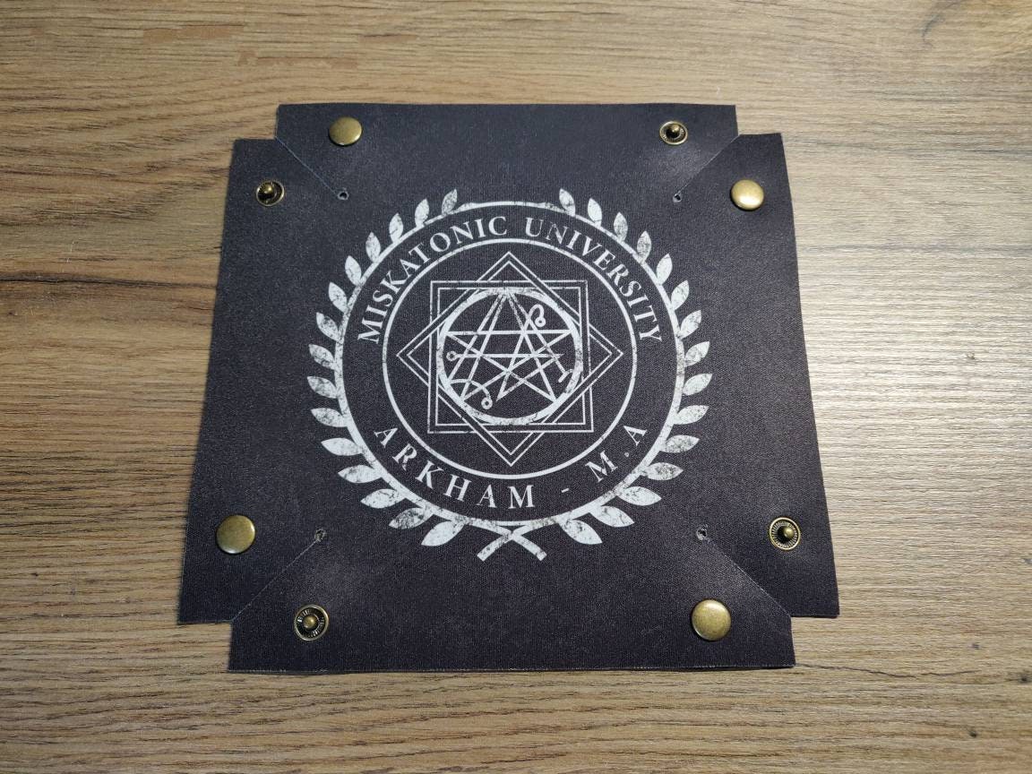 Miskatonic Dice Tray HP Lovecraft Neoprene Folding Tray | Etsy UK
