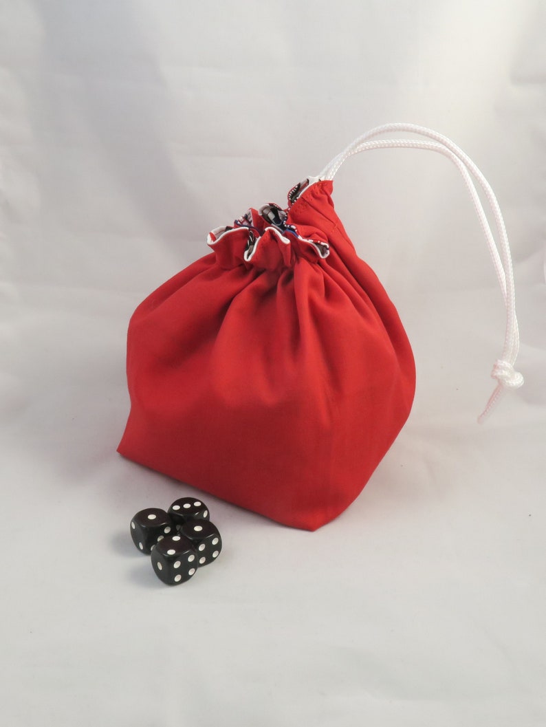 D&D Dice Bag Tile Pouch Meeple Storage Bag for Dice Etsy