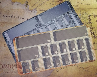 Player Mat for Journeys in Middle Earth Core Game, Lord of the Rings LOTR Player Area Mat, Card play area for JiME, Neoprene Printed Playmat