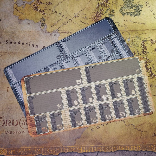 Journeys in Middle Earth Player Mat, LOTR Neoprene Game Mat