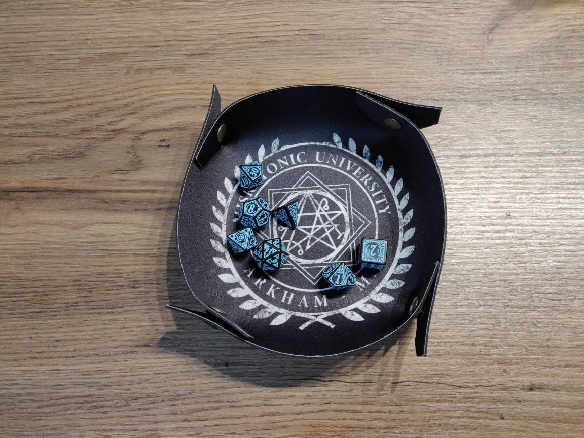 Miskatonic Dice Tray HP Lovecraft Neoprene Folding Tray | Etsy UK