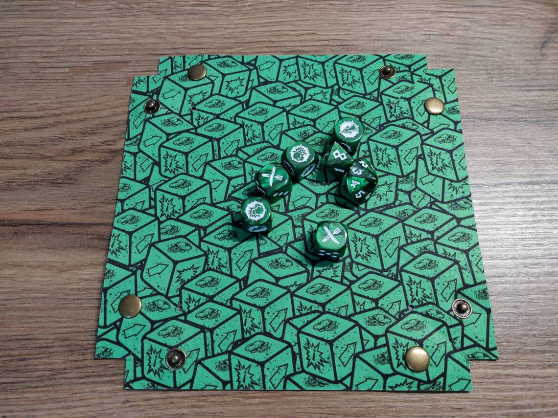 Bloodbowl Dice Pattern Dice Tray Soft Neoprene Dice Tray Etsy