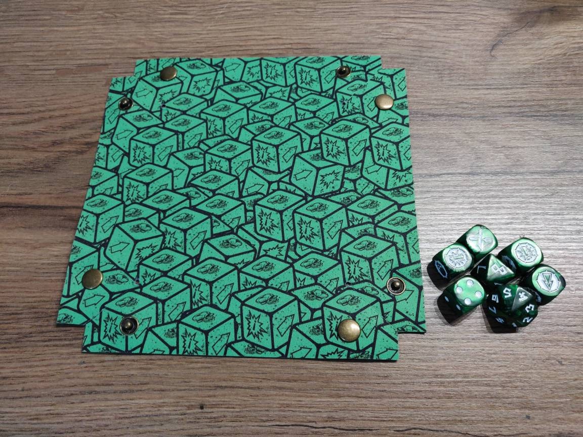 Bloodbowl Dice Pattern Dice Tray Soft Neoprene Dice Tray Etsy