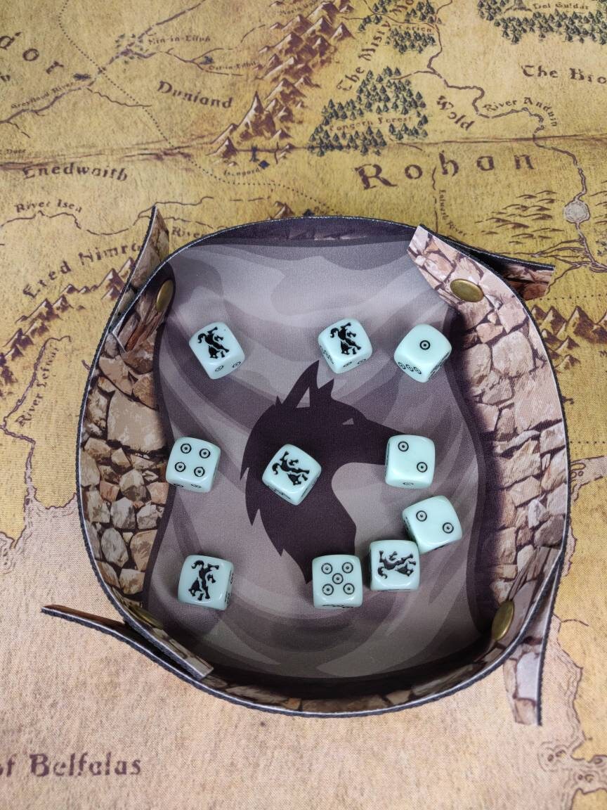 House Stark Dice Tray Song of Ice and Fire Soft Neoprene Dice Etsy