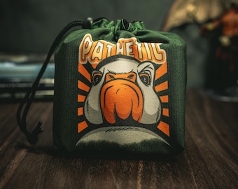 Pathetic Goose Dice Bag, Freestanding D&D Board Game Pouch