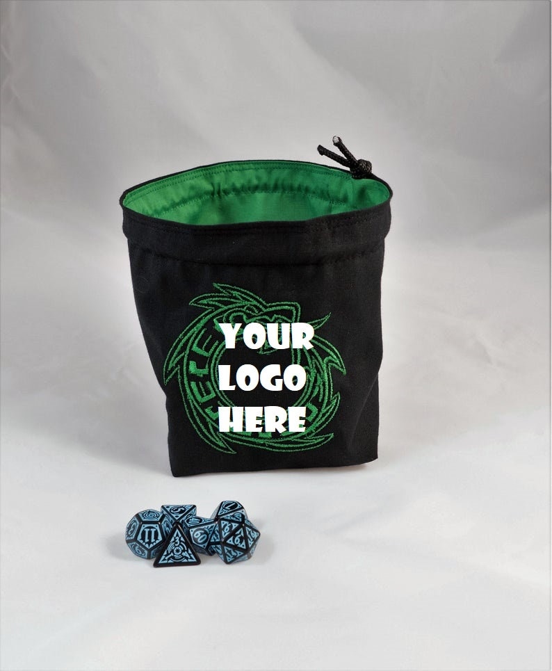 Custom Logo Dice Bag D&D Dice Bag Meeple Bag Tile Pouch Etsy UK