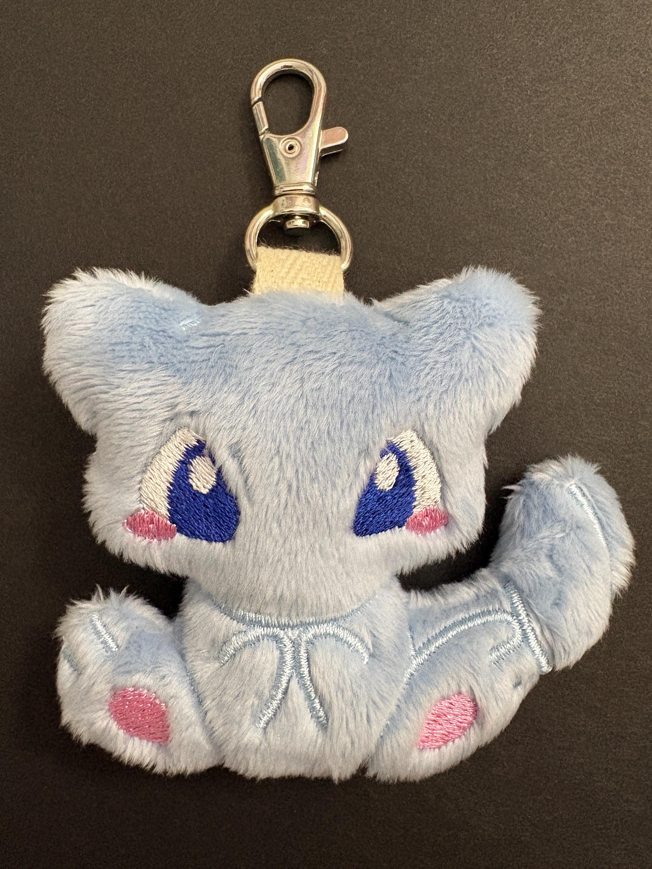 Plush Mew Bag Charm or Keychain - Etsy