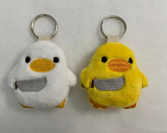 Knife Duck Plush Keychain