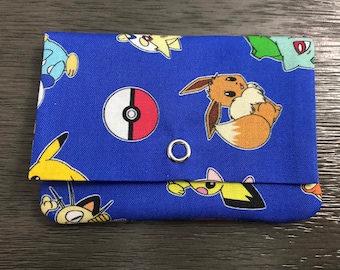 Pokémon Detective Pikachu Wallet Bifold Cards Purse Coin Bag Handbag Cute Gifts 