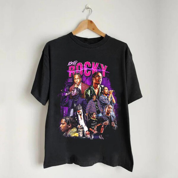 Retro Asap Rocky Png, Asap Rocky Fan Png, Vintage 90s Asap Rocky Png, Asap Rocky Gift Png