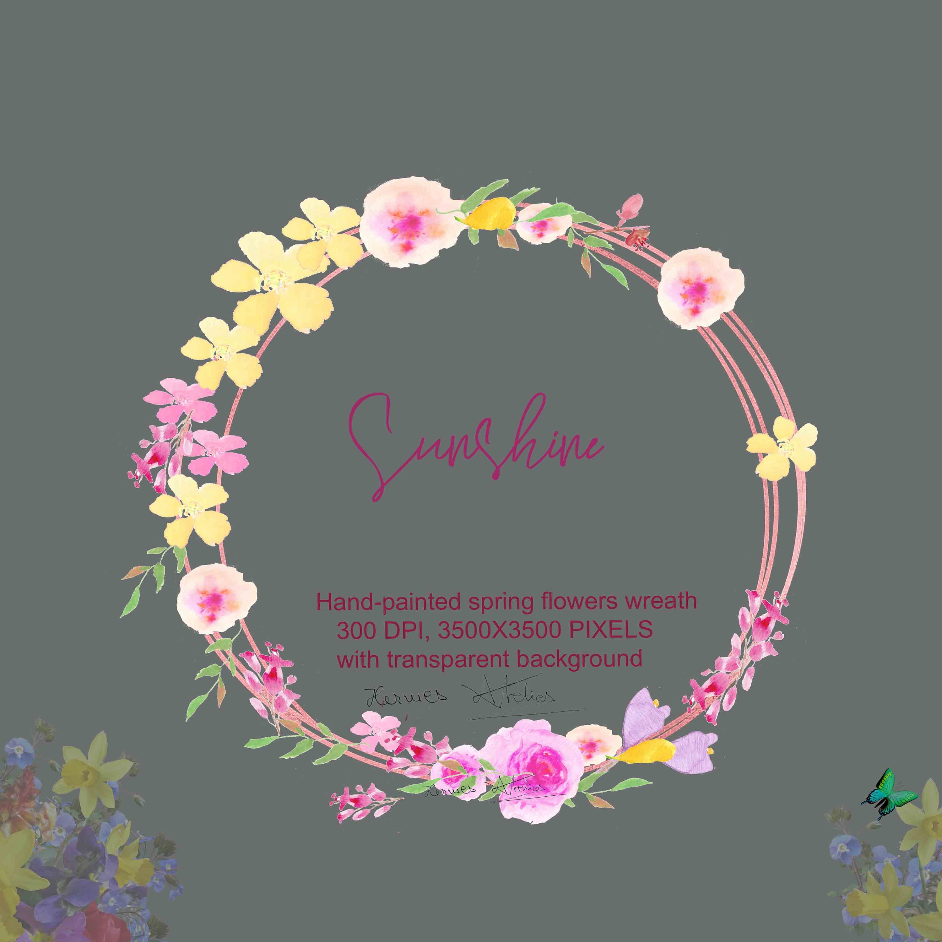 Logo Design Wreath Company Logo Website Logo Business Logo | Etsy