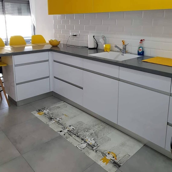 Ordelijk Modieus Bedrijf PVC keuken vloerkleed Runner vinyl keukenmat kat geliefden - Etsy Nederland
