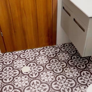 Marokkaanse stijl vinyl vloermat, PVC keukenmat, vinyl keukenmat, modern keukenvloeraccessoire, niet-absorberend vinyl, modern linoleumtapijt