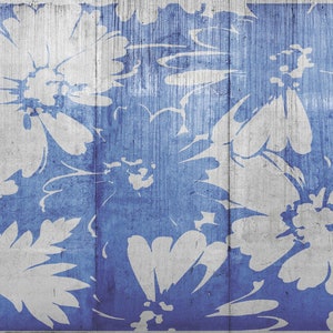 Floral Floor Mat, Living Spaces Area Rug, PVC Vinyl Mat, Vinyl Floor Rug, Linoleum Teppich, Large Area Rug, Living Room Carpet