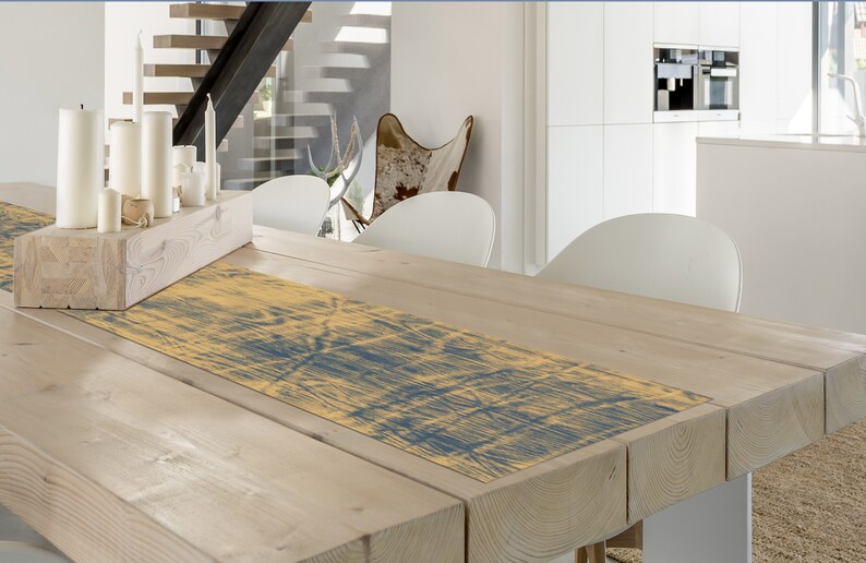 Vinyl Table Runner For Kitchen Dinning Tableware Home