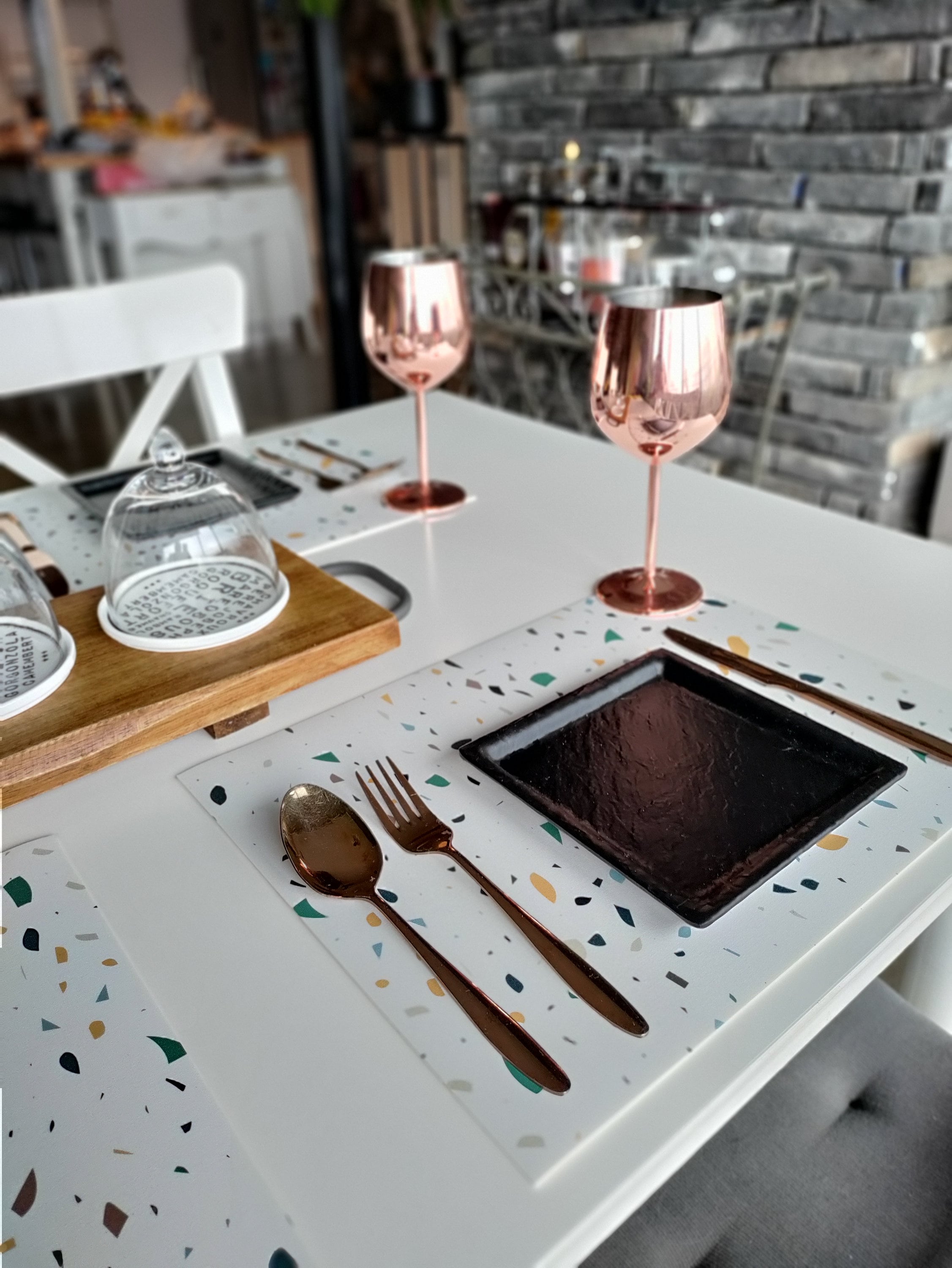 Decorazione Cucina Sala Pranzo Set Di 6 Tovagliette Lavabili In PVC, Antiscivolo, Resistenti Al Tovagliette Antiscivolo