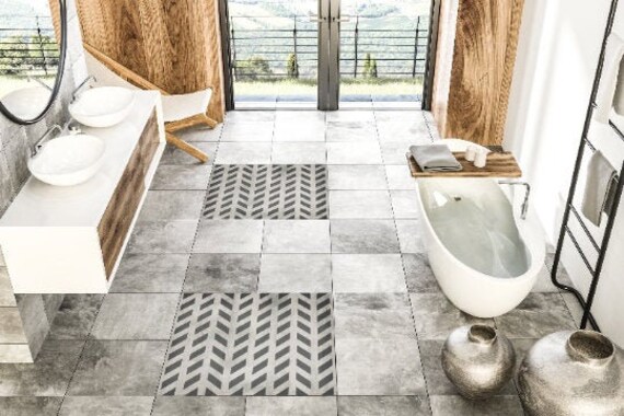 Film Adhésif Autocollants Pour Carrelage FoLIESEN - 10x10cm - Blanc Brillant - 20 Pièces - Sans Résidus Autocollants Carrelage Cuisine Blanc