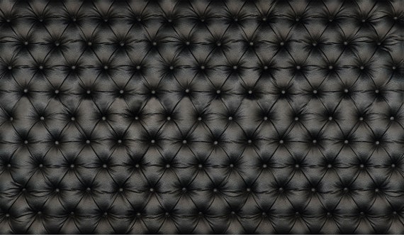 Wall Mural Black leather seamless texture