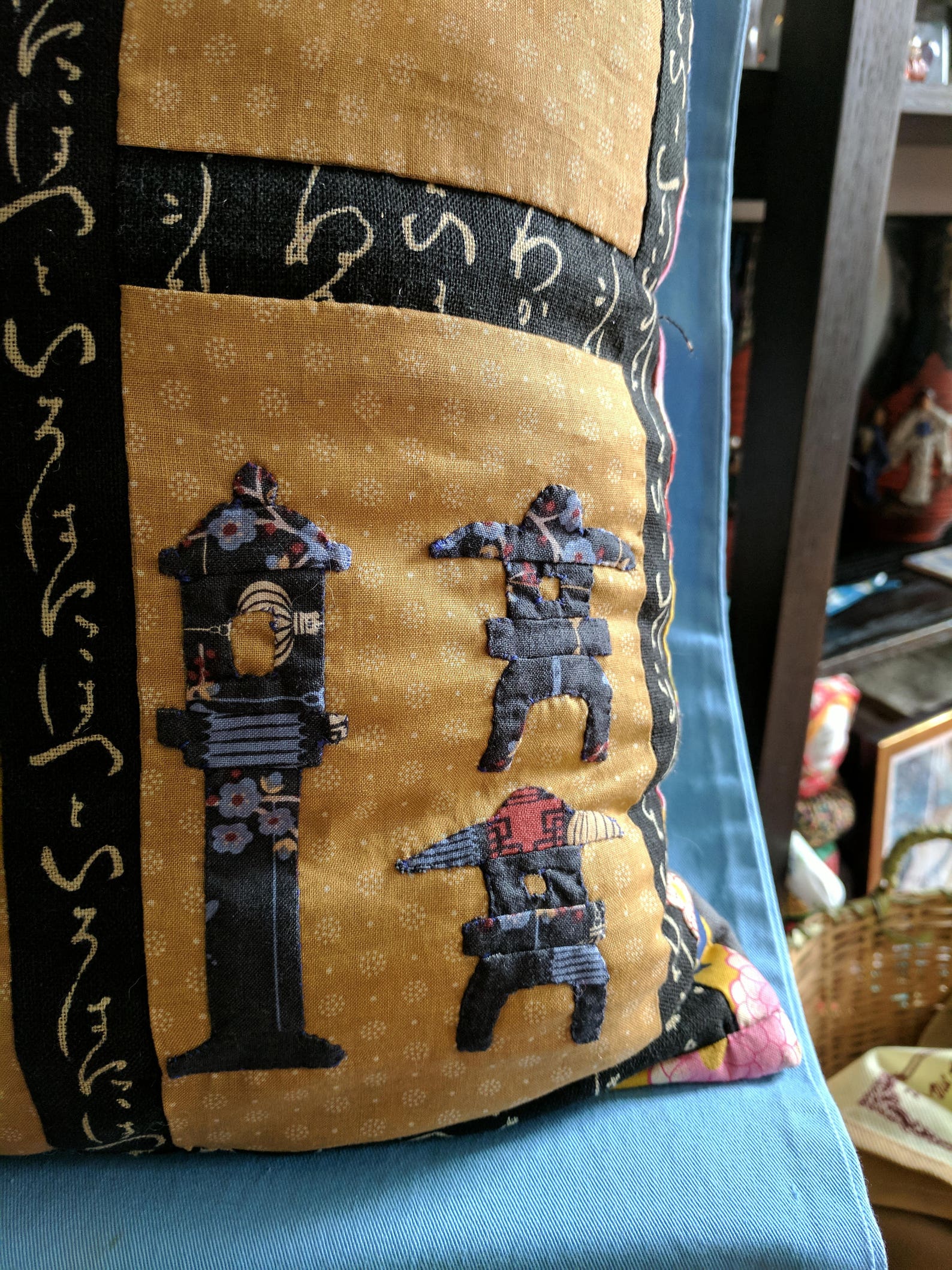 Hand Made Japanese Style Throw Cushions 50cm X 50cm Etsy Ireland