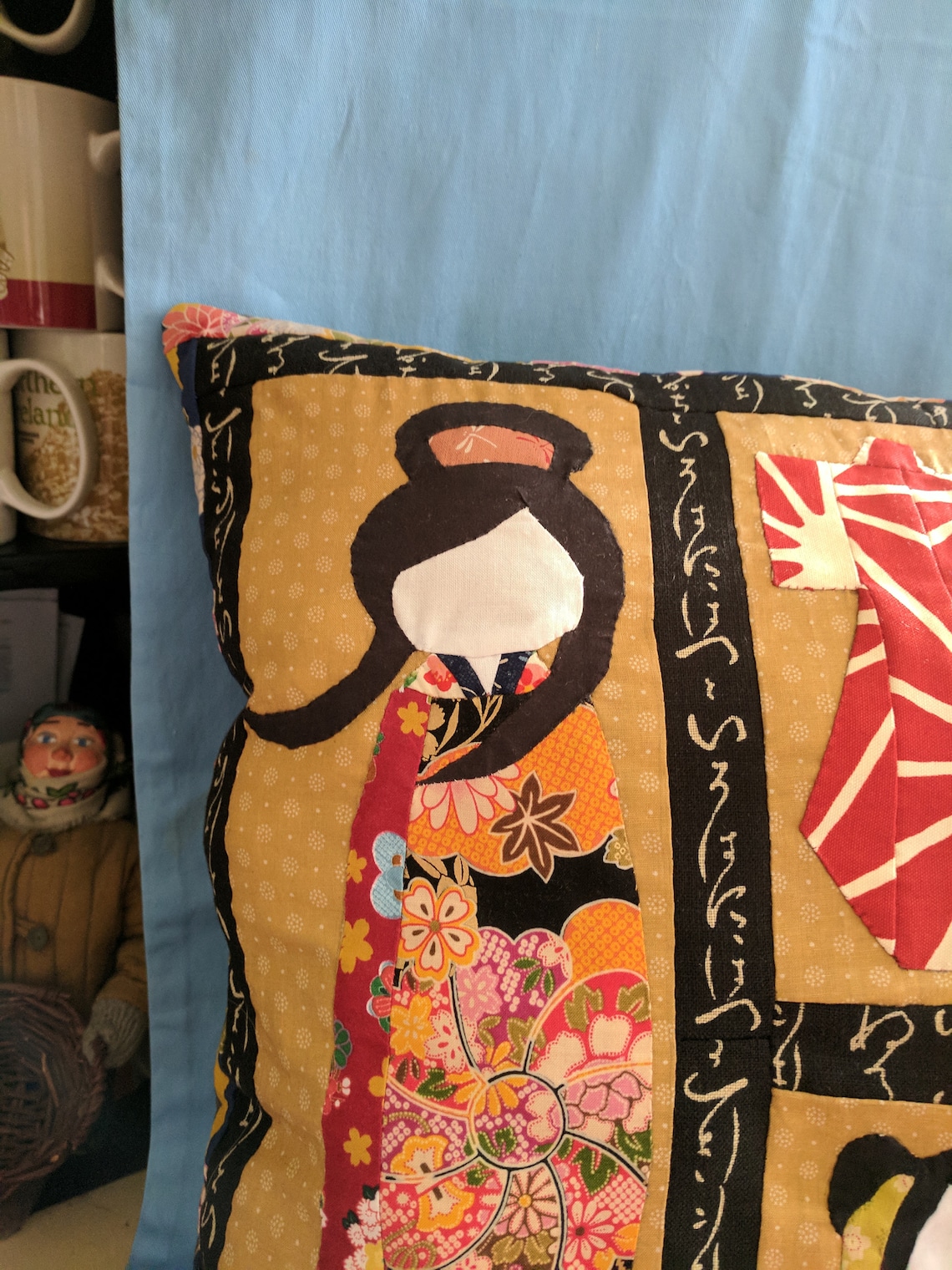Hand Made Japanese Style Throw Cushions 50cm X 50cm Etsy Ireland