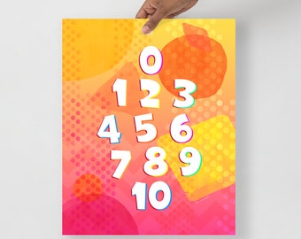 SHIBAZZLE KIDZ | Numbers Poster