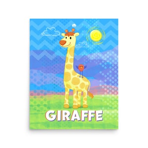 SHIBAZZLE KIDZ / Poster Giraffa