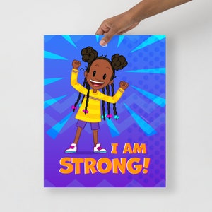 SHIBAZZLE KIDZ / Sono forte! Poster della ragazza