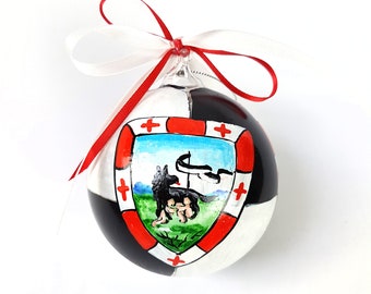 My Love Immagini Natalizie Antiche.Napoli Pallina Di Natale Dipinta A Mano Sfere Delle Citta Etsy