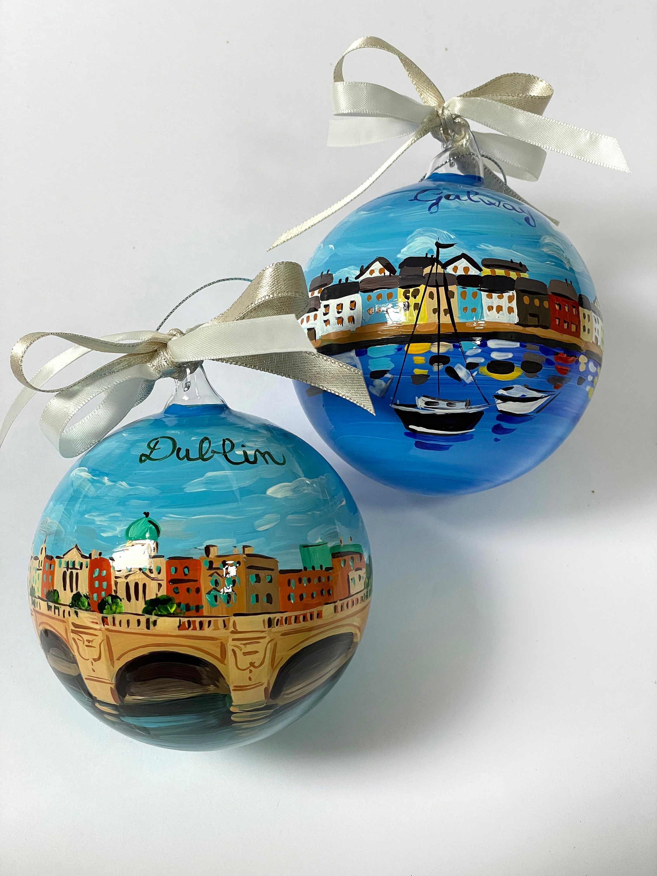 Dublin Ornament Cities of Ireland Custom Ornaments. Gift for Etsy UK