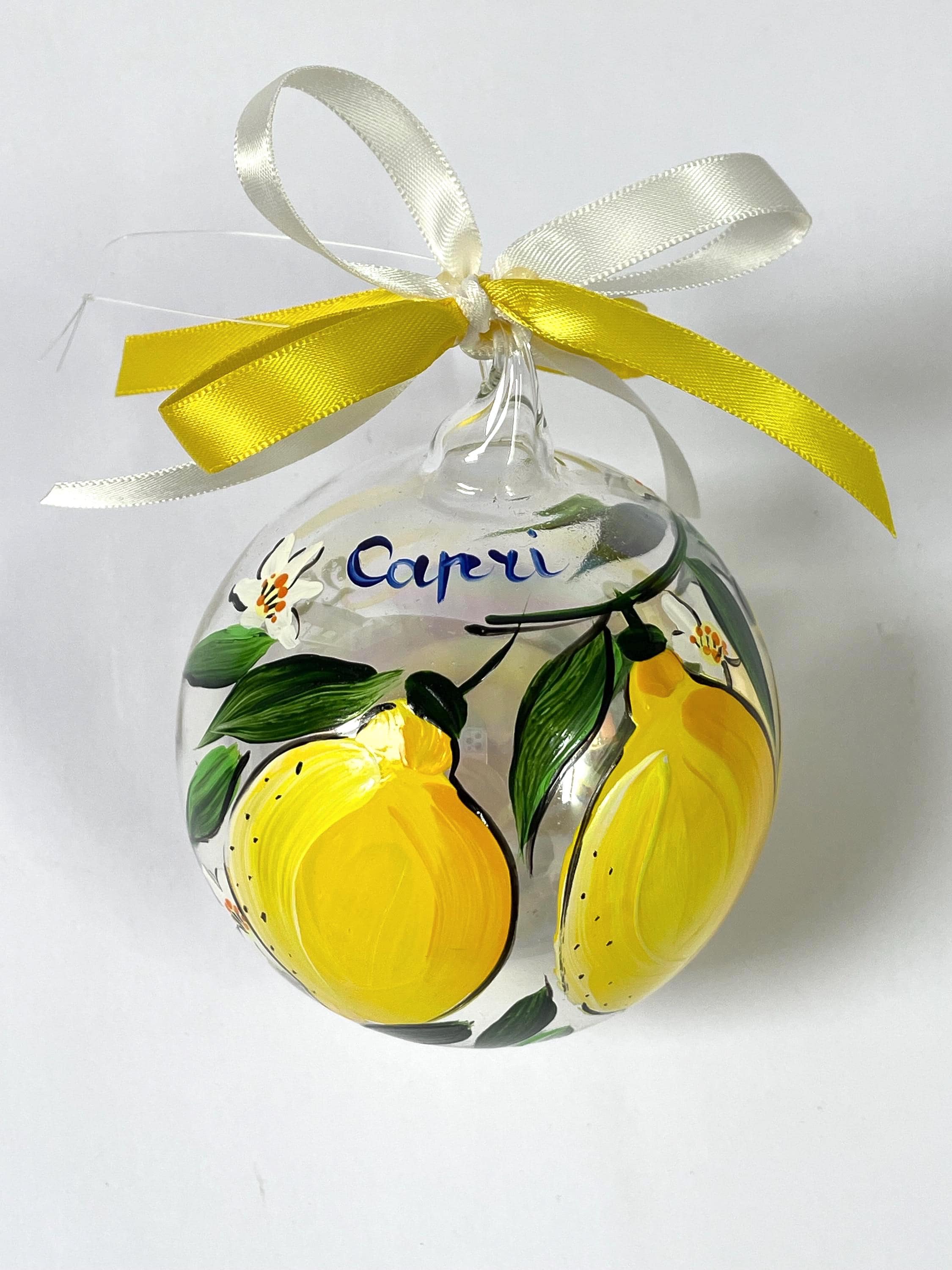 Ornament With Lemons, Souvenir of Capri, Sorrento, Amalfi Coast