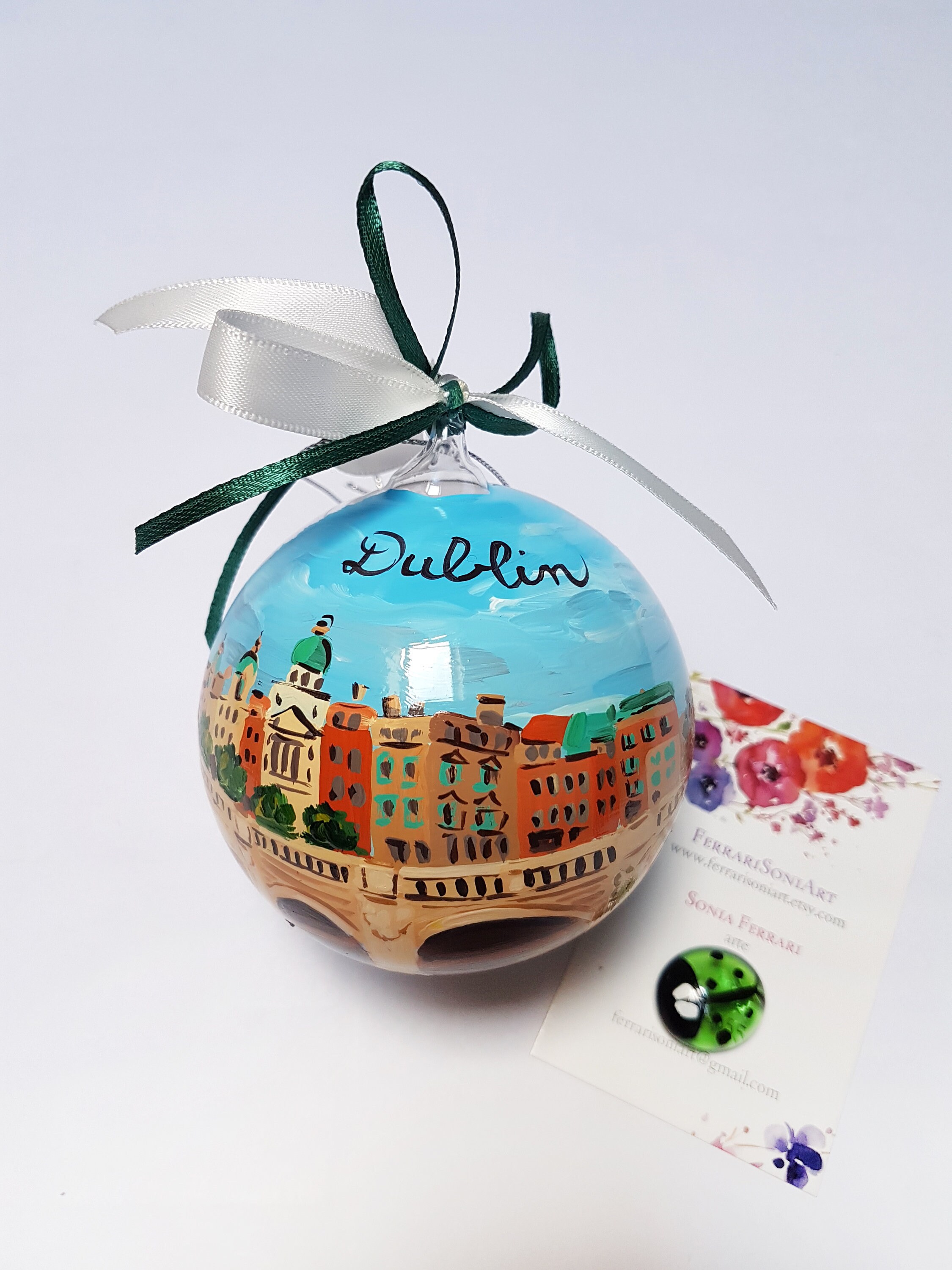 Dublin ornament cities of Ireland custom ornaments. Gift for | Etsy