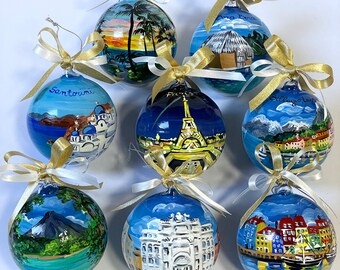 Palline Di Natale Berlino Souvenir - Set Da 6 Per Albero, Design Unico, Ricordo Della Città - Foto 11