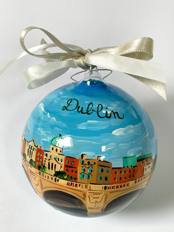 Dublin Ornament Cities of Ireland Custom Ornaments. Gift for Etsy UK