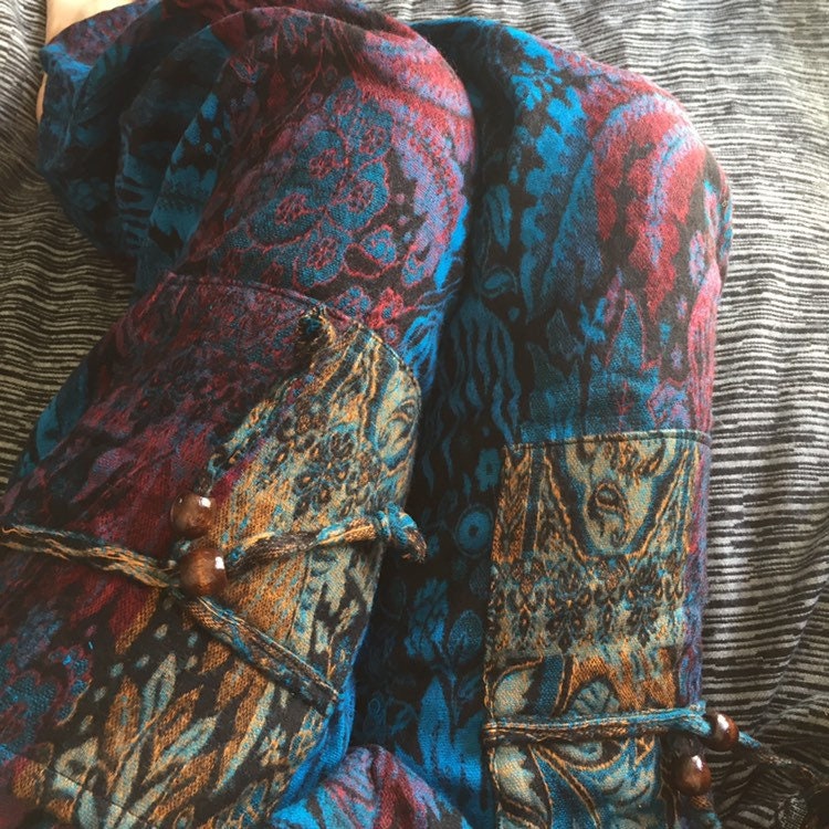 Natalie - Baggy Blanket Pants, Warm and Comfortable, One Size - Elast…
