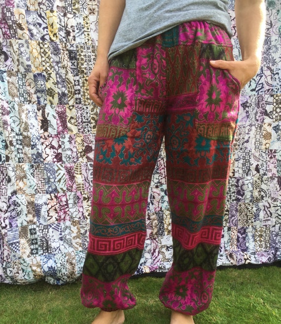 Adult Blanket Pants Bright Print Warm and Comfortable One Etsy