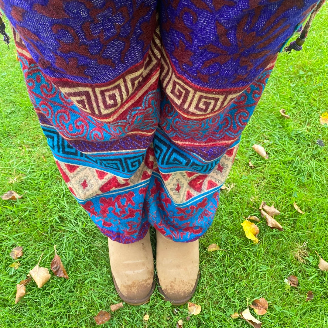 Natasha Warm Baggy Blanket Pants, Cosy Comfortable 2 Sizes elasticated