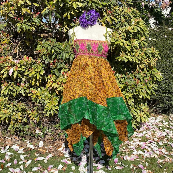 fairy handkerchief dress Current Mood Off The Shoulder Handkerchief Velvet Mini Dress main image 1