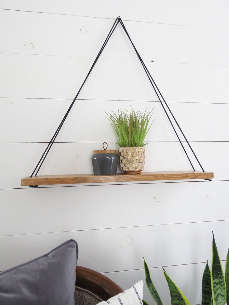 Triangle Hanging Shelf Plant Shelf Succulent Shelf | Etsy