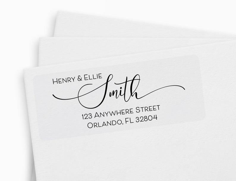 Return Address Mailing Labels