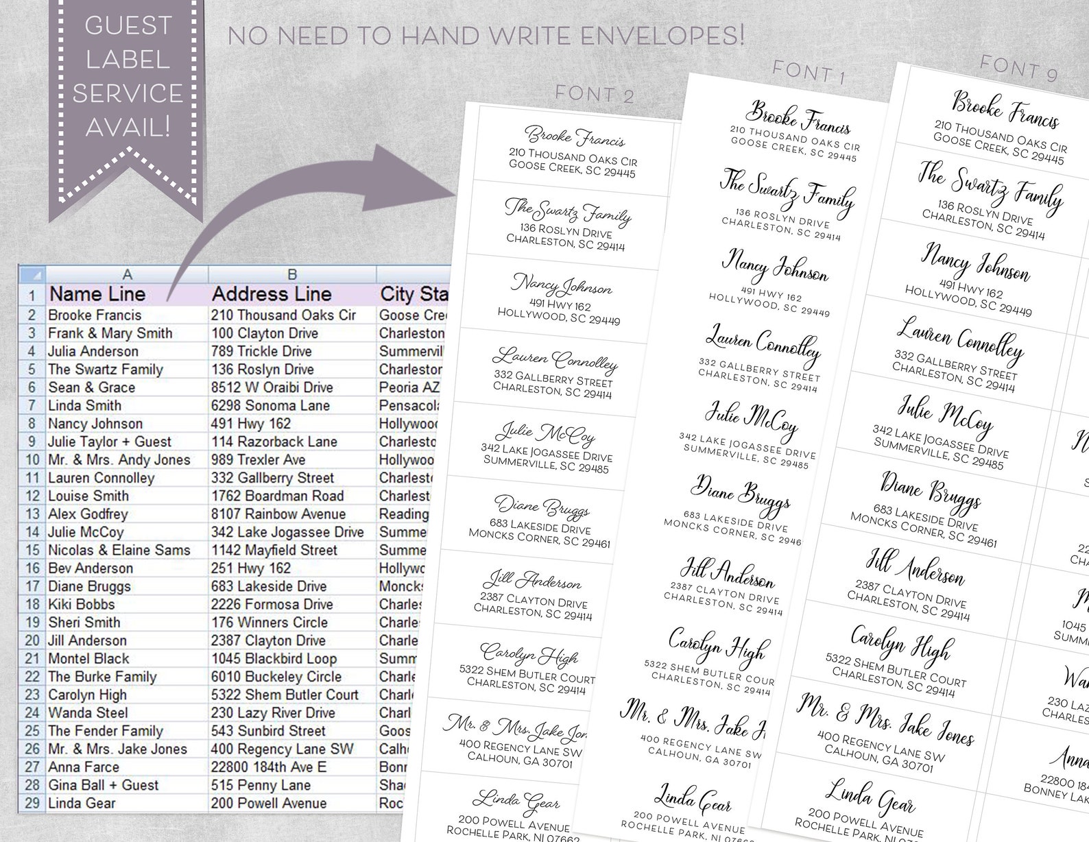 Family Address Labels Modern Family Return Address Stickers Etsy